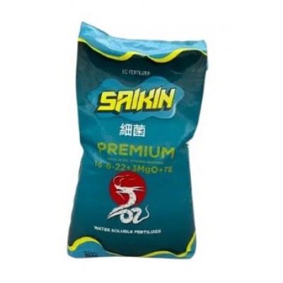 Удобрение Saikin Premium 16-8-22+3MgO+MЭ+EAV 15кг, комплексное водорастворимое удобрение