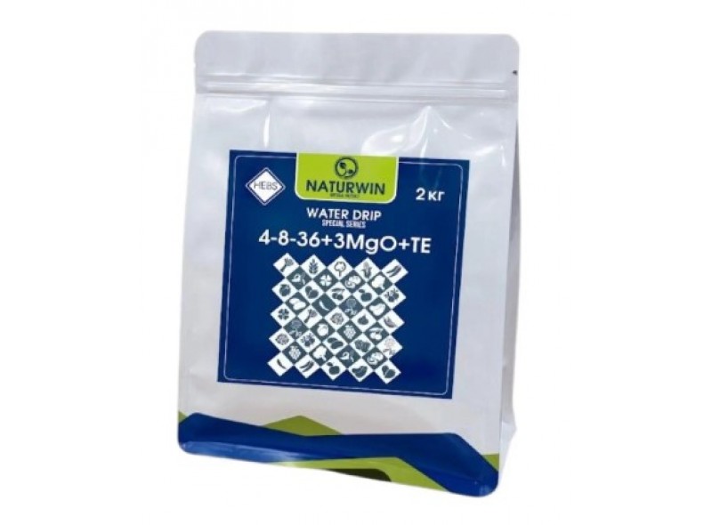 Добриво Naturwin 4-8-36+3MgO+МE, 2кг Добриво Naturwin 4-8-36+3MgO+МE, 2кг