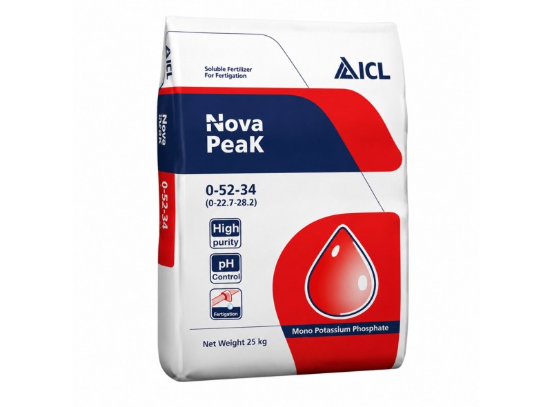 Монокалійфосфат Nova Peak MKP 0-52-34, Ізраїль, 25кг