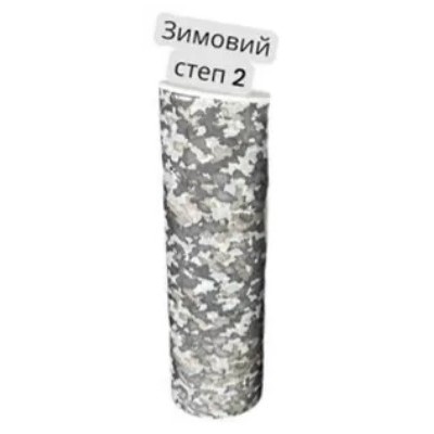 Спанбонд Зимовий степ-2, 60г/кв.м 1м х 250м Матеріал для плетіння маскувальних сіток