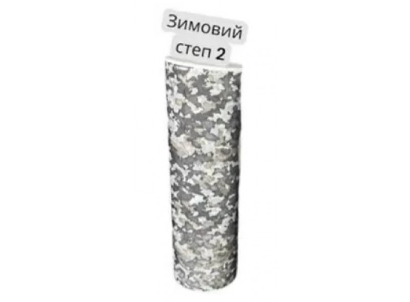 Спанбонд Зимовий степ-2, 60г/кв.м 1м х 250м Матеріал для плетіння маскувальних сіток Спанбонд Зимовий степ-2, 60г/кв.м 1м х 250м Матеріал для плетіння маскувальних сіток