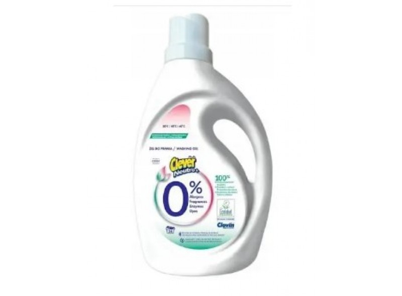 Засіб для прання рідкий Clever Neutro + Color & White 1,56л (97-151)