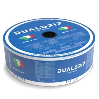 Крапельна стрічка Dual Drip 10mil 33см 1,2л/год, 2000м, Італія