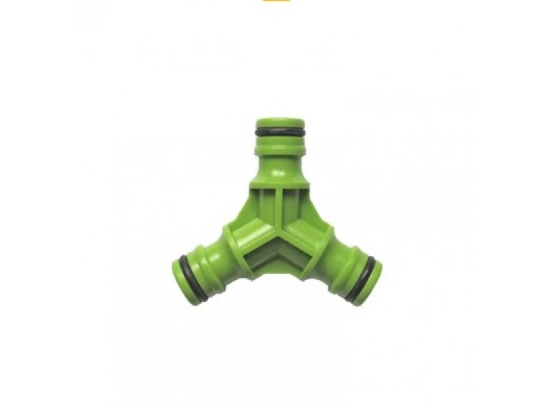 Трійник пластиковий, 3/4", 1/2" VERANO (72-131) Трійник пластиковий, 3/4", 1/2" VERANO (72-131)