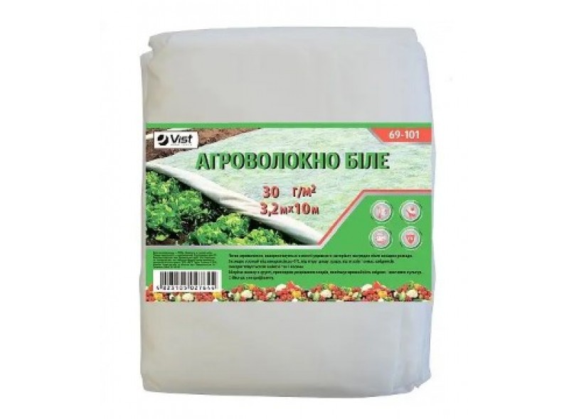Агроволокно в пакеті, П-30, 3,2х10м Україна (69-102) Агроволокно в пакеті, П-30, 3,2х10м Україна (69-102)