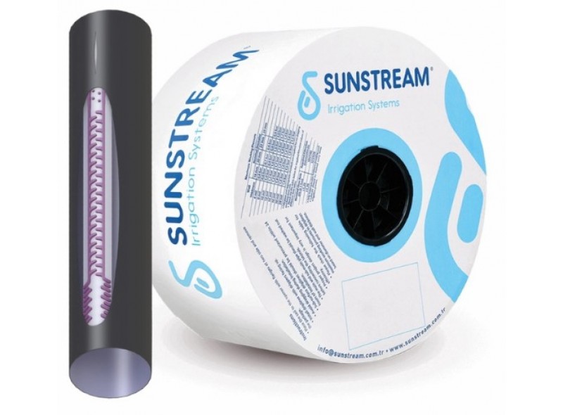 Крапельна стрічка Sunstream 6mil 20см 1,8л/год 1000м Щільова Крапельна стрічка Sunstream 6mil 20см 1,8л/год 1000м Щільова