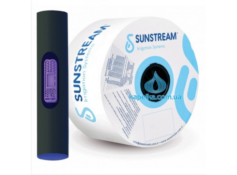 Крапельна стрічка Sunstream 6mil 20см 1,6л/год 2500м Емітерна