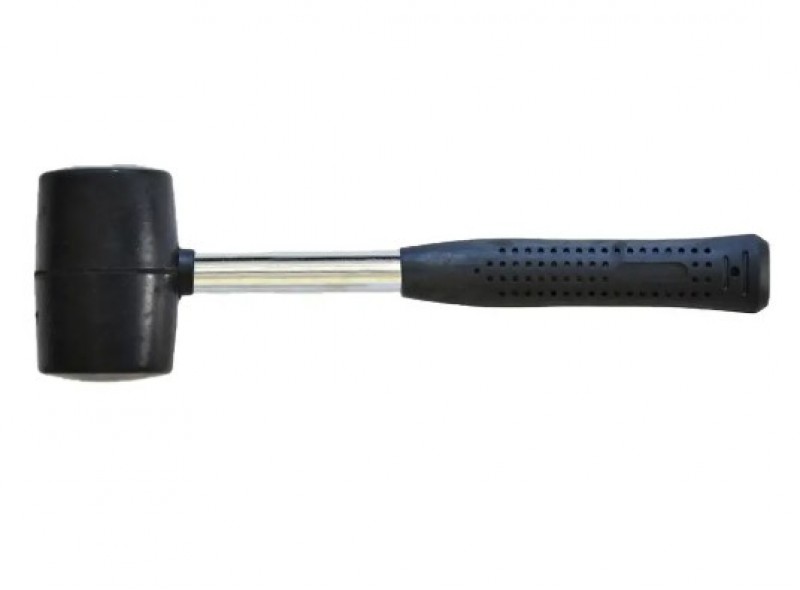 Киянка гумова з металевою ручкою, 1250г, 85мм Technics (39-024)