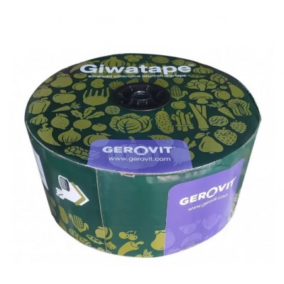 Крапельна стрічка GiwaTape 6mil 20см 1л/ч 400м Щільова (розмотка)
