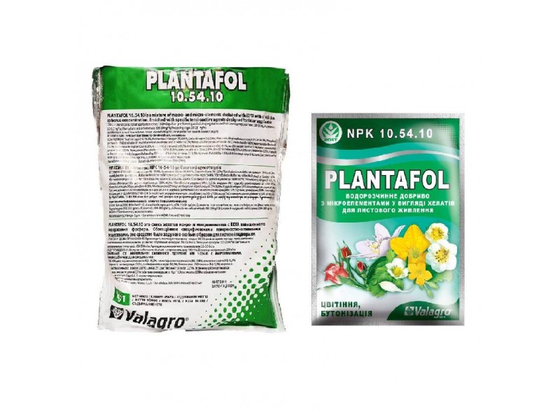 Добриво Plantafol (Плантафол) 10+54+10, 1кг, Valagro Добриво Plantafol (Плантафол) 10+54+10, 1кг, Valagro