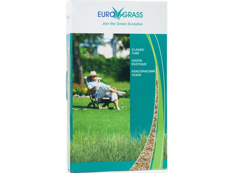 Семена газонной травы классической, 1кг, Euro Grass