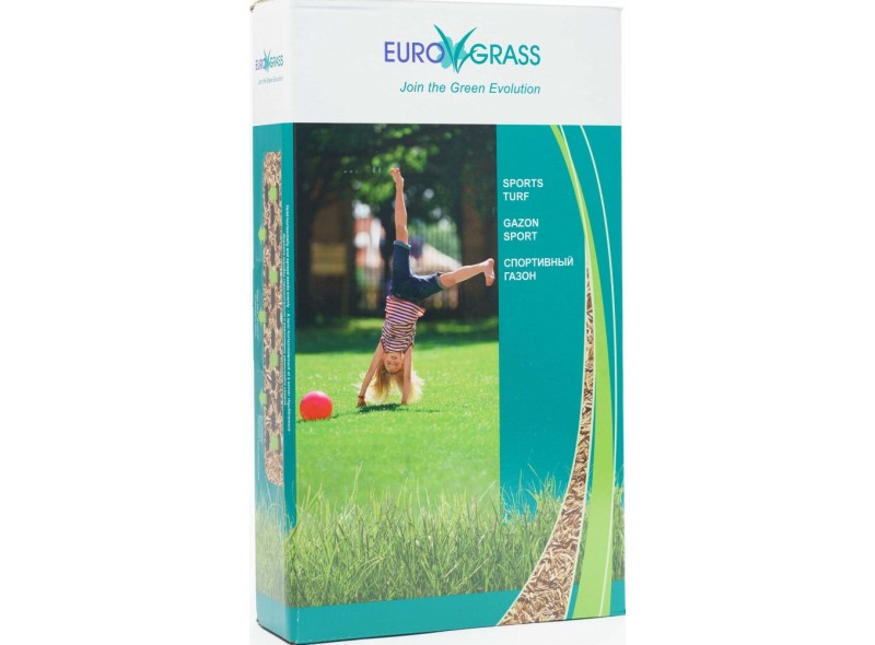 Семена газонной травы, Спортивная, 1кг, Euro Grass