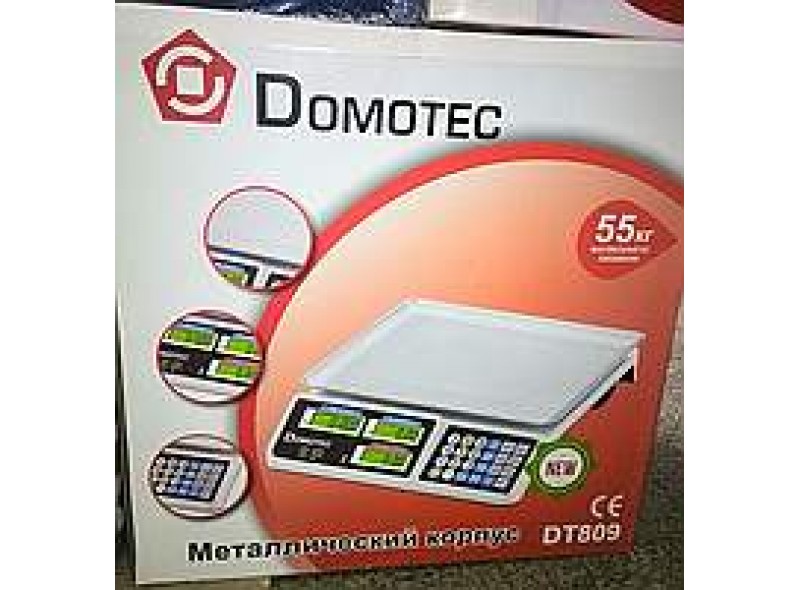 Ваги торгові до 55кг, з лічильником ціни (Domotec) Ваги торгові до 55кг, з лічильником ціни (Domotec)