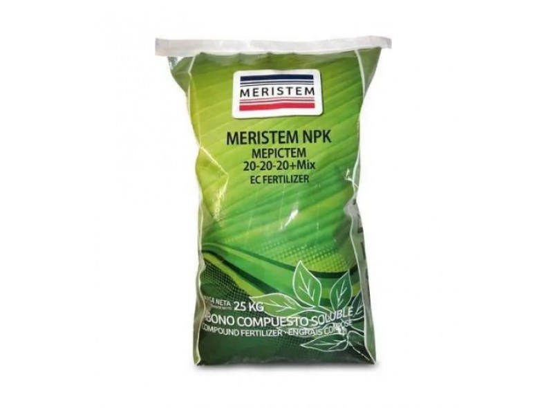 Добрива Мeristem NPK 20:20:20+mix, 25кг Добрива Мeristem NPK 20:20:20+mix, 25кг