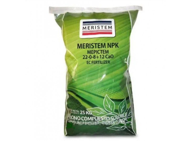 Добрива Мeristem NPK 22:0:8+12CaO, 25кг Добрива Мeristem NPK 22:0:8+12CaO, 25кг