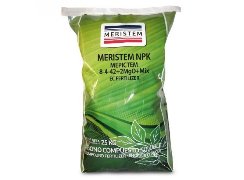 Добрива Мeristem NPK 8:4:42+2MgO+mix, 25кг Добрива Мeristem NPK 8:4:42+2MgO+mix, 25кг