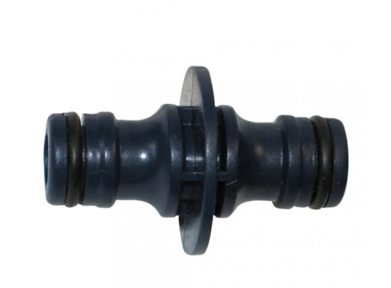 Двосторонній з'єднувач для шланга пластиковий, 3/4",1/2" Technics (72-430)