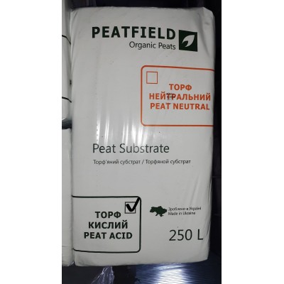 Торфяной субстрат Peatfield 250л КИСЛЫЙ