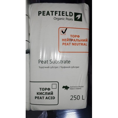 Торфяной субстрат Peatfield 250л НЕЙТРАЛЬНЫЙ