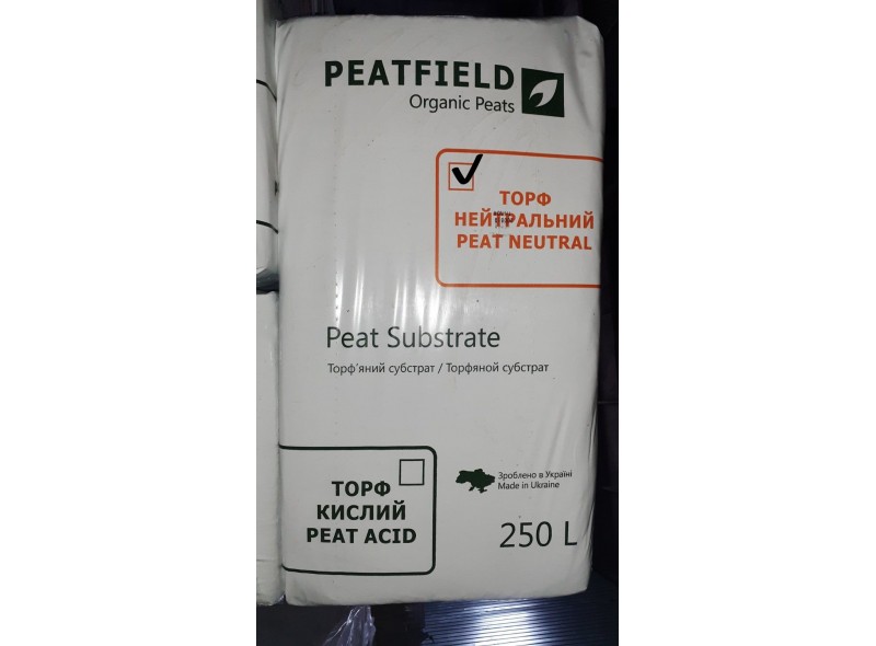 Торфяной субстрат Peatfield 250л НЕЙТРАЛЬНЫЙ Торфяной субстрат Peatfield 250л НЕЙТРАЛЬНЫЙ