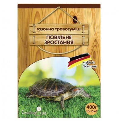 Газонная трава Медленный рост 0,4кг, DLF (карт. коробка)