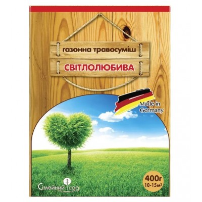Газонная трава Светолюбивая 0,4кг, DLF (карт. коробка)