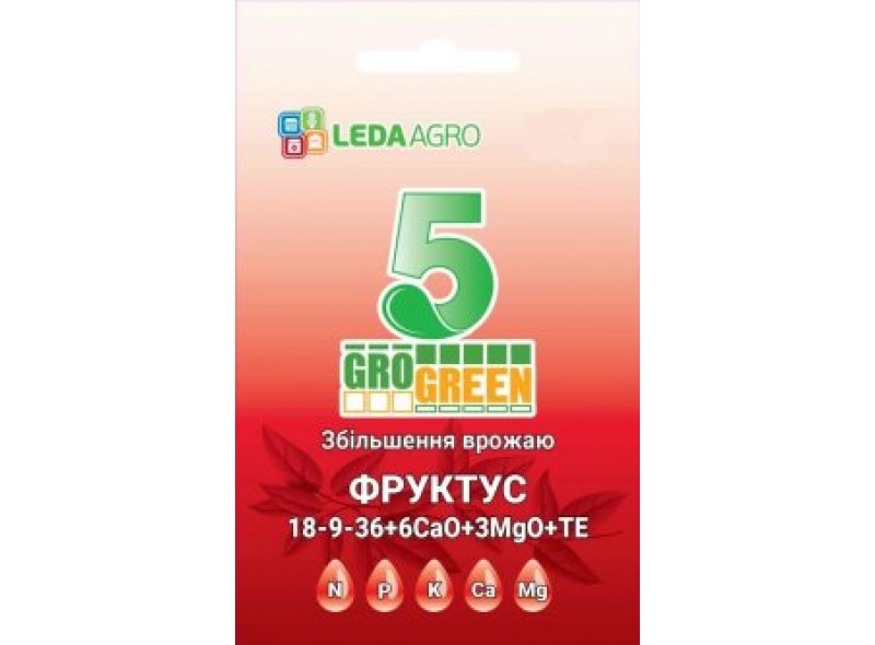 Грогрін гель Фруктус 18-9-36, 250г Грогрін гель Фруктус 18-9-36, 250г