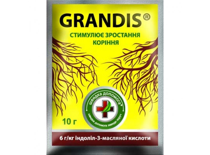 Стимулятор росту коріння Грандіс (Grandis), 100г Стимулятор росту коріння Грандіс (Grandis), 100г